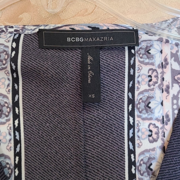 BCBG MAXAZRIA MISTY MORNING ALI HI LOW TOP SIZE XS - Picture 6 of 8